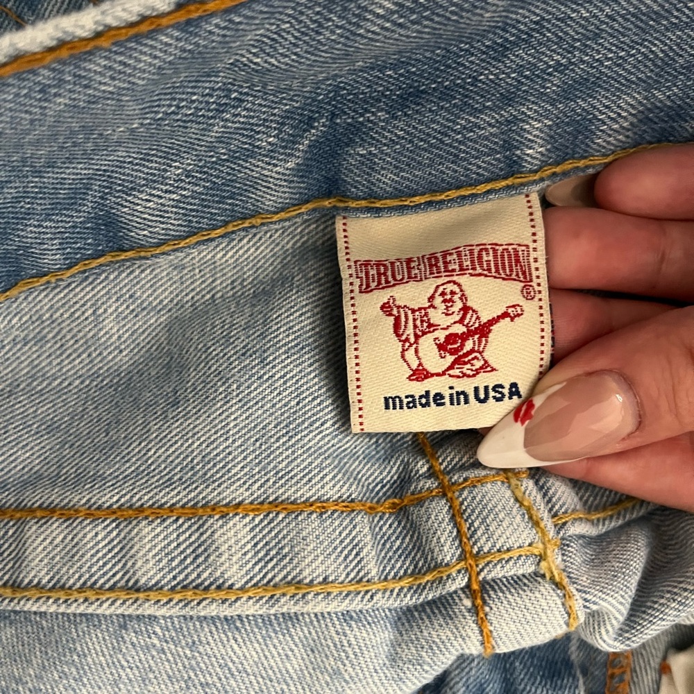 True Religion Light Blue Denim Jeans - Picture 4 of 5